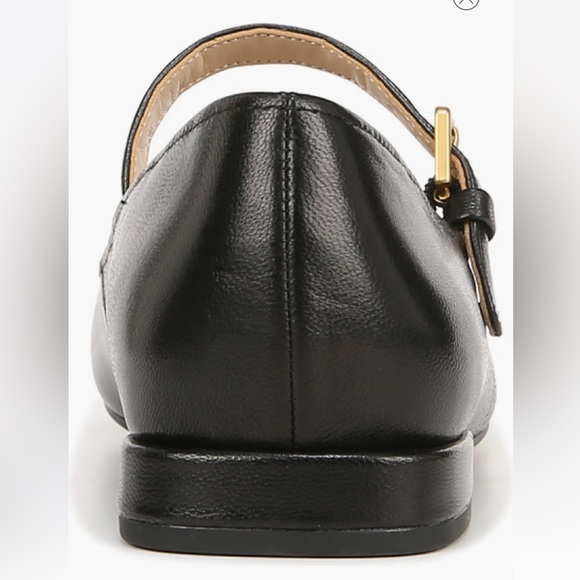 Franco Sarto Nalin Pointed Toe Flat Black Mary Jane Flats Leather Style Loafer - Picture 4 of 13